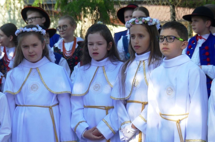 Dziękczynny koncert "Małego Haśnika" z Żabnicy dla Matki Bożej w Leśnej