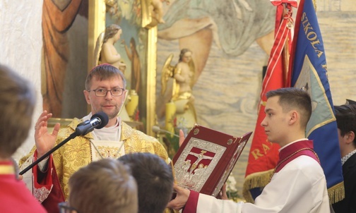 Dziękczynnej liturgii przewodniczył bp Edward Kawa ze Lwowa.