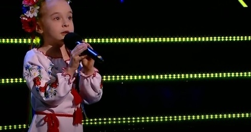 Mała Ukrainka Amelka Anisevych zaśpiewa na papieskim festynie