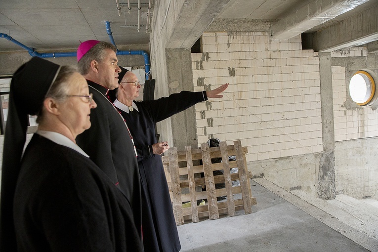 Postępy prac w Centrum Pielgrzymkowo-Turystycznym 