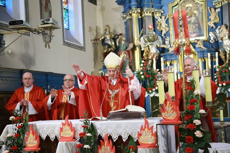 Bierzmowanie młodych z Łukowej, Śmigna i Lisiej Góry