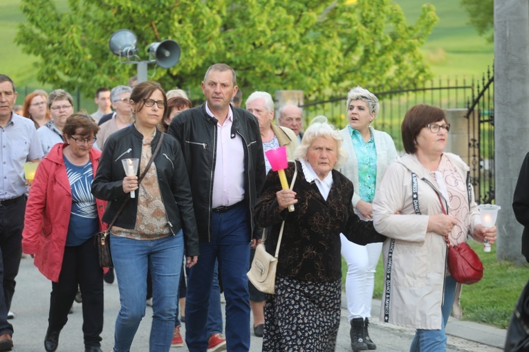 Bp Janusz Mastalski u św. abp. Bilczewskiego w Wilamowicach