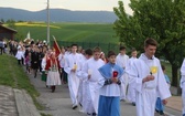 Bp Janusz Mastalski u św. abp. Bilczewskiego w Wilamowicach