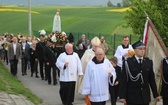 Bp Janusz Mastalski u św. abp. Bilczewskiego w Wilamowicach