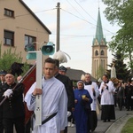 Bp Janusz Mastalski u św. abp. Bilczewskiego w Wilamowicach