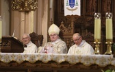 Bp Janusz Mastalski u św. abp. Bilczewskiego w Wilamowicach