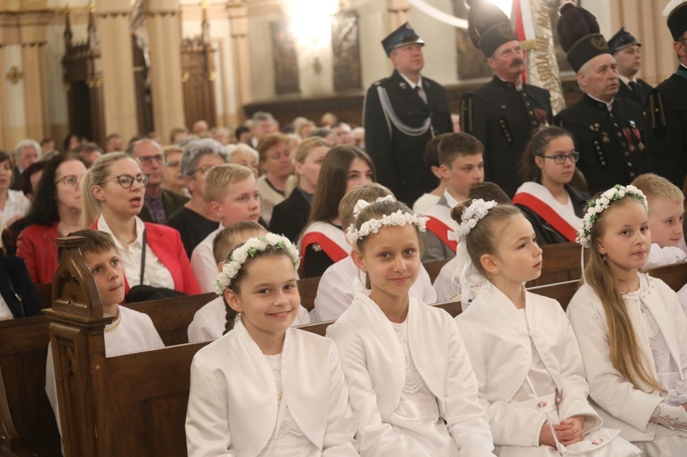 Bp Janusz Mastalski u św. abp. Bilczewskiego w Wilamowicach