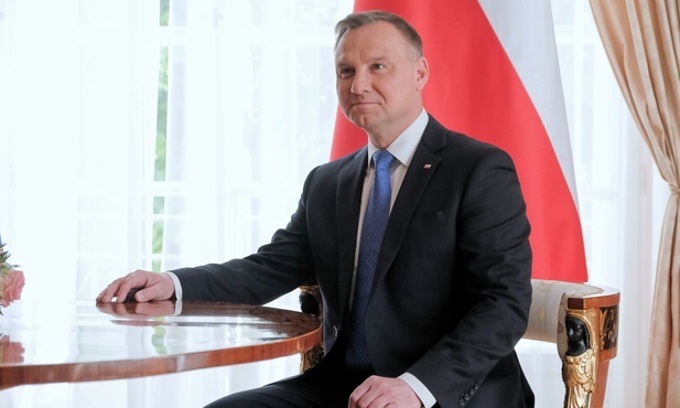 Prezydent Duda przebywa na Ukrainie. W Radzie Najwyższej wygłosi orędzie jako pierwsza głowa obcego państwa od wybuchu wojny