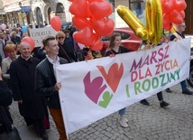 W marszu wziął udział bp Marek Solarczyk.