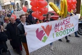 W marszu wziął udział bp Marek Solarczyk.