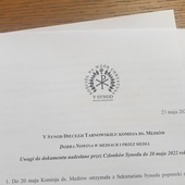 Komunikat z XLII posiedzenia Komisji Głównej V Synodu Diecezji Tarnowskiej
