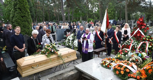 Ks. Luter: Obdarował nas pięknem - Ignacy Gogolewski spoczął na cmentarzu w Otwocku