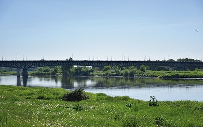 Most na Wiśle w Sandomierzu.