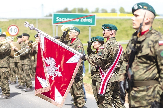 Wydarzenie uświetniła Kompania Honorowa Wojska Polskiego.
