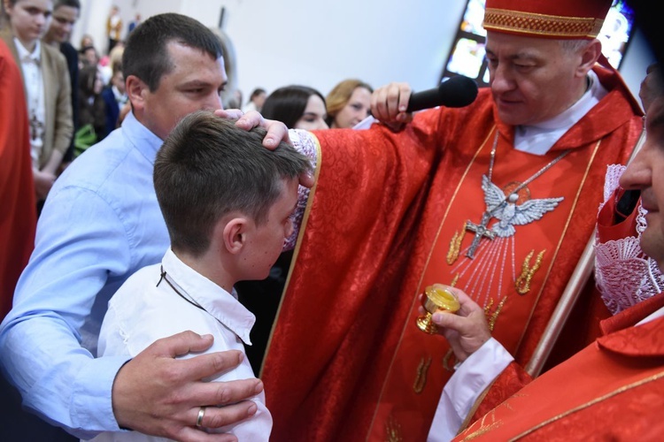 Bierzmowanie u św. Antoniego w Krynicy-Zdroju