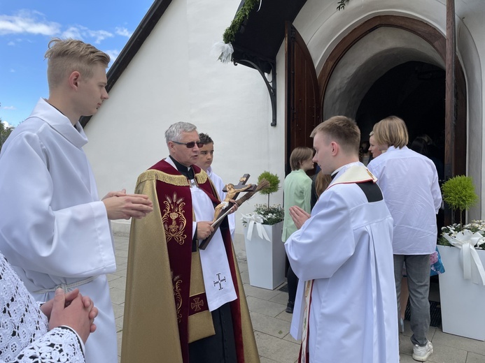 Prymicyjna Msza św. ks. Patryka Zaręby w Starym Bielsku - 2022