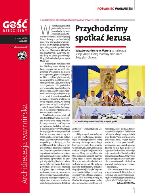 Posłaniec Warmiński 22/2022