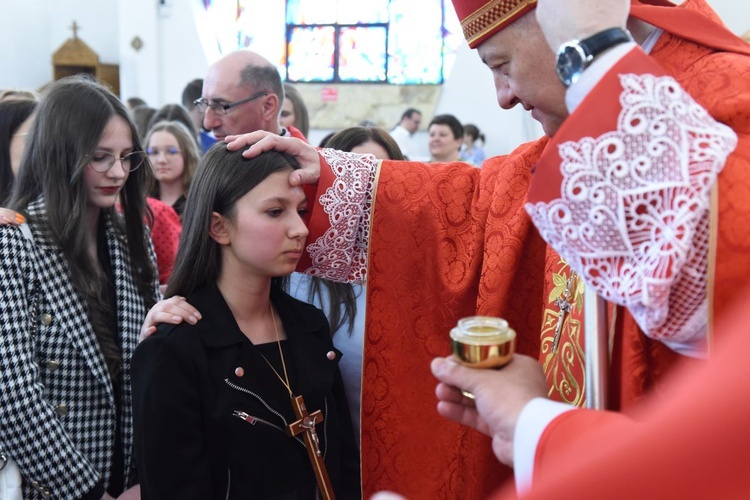 Bierzmowanie w Chomranicach
