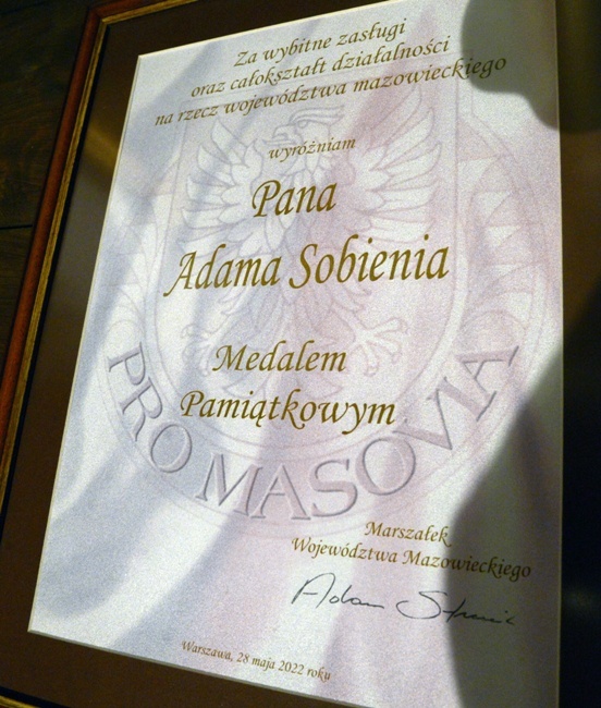 Jubileusz Adama Sobienia