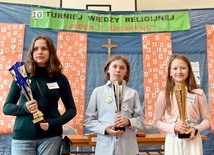 Zwycięzcy jubileuszowych zmagań: Gabriela Przepiórka, Klaudia Więcław i Jakub Nyklewicz.