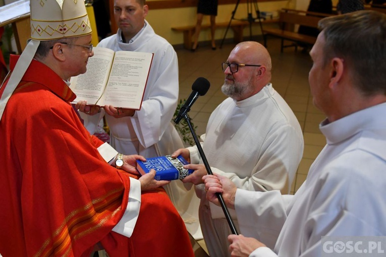 Zielona Góra. Posługa lektoratu dla kandydatów do diakonatu stałego