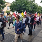 Wejście Łowickiej Pielgrzymki na Jasną Górę