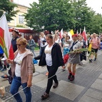 Wejście Łowickiej Pielgrzymki na Jasną Górę