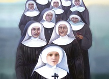 Dziesięć sióstr reprezentuje przeszło sto ofiar ze Zgromadzenia św. Elżbiety, zamęczonych i zamordowanych przez sowieckich żołdaków.