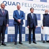 Premier Australii Anthony Albanese, prezydent USA Joe Biden, premier Japonii Fumio Kishida i premier Indii Narendra Modi.