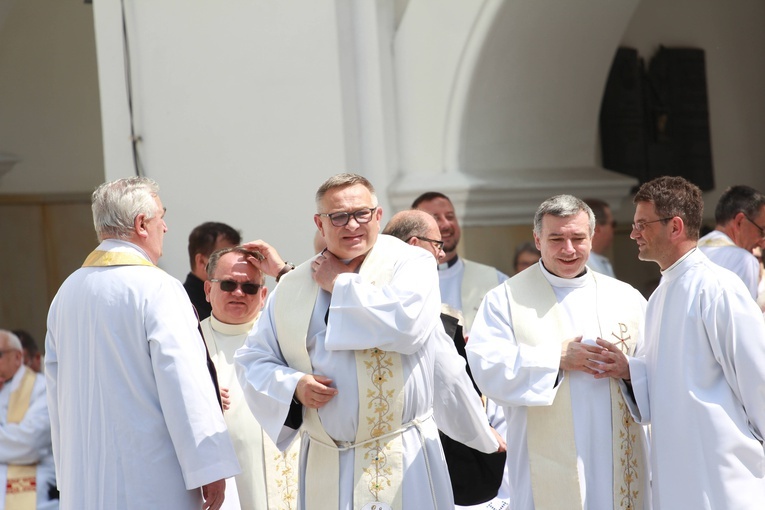 Pielgrzymka duchowieństwa do Tuchowa