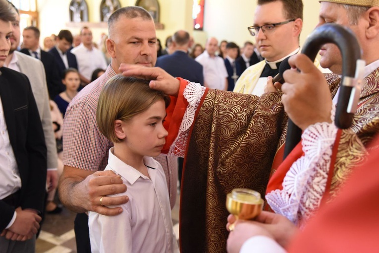 Bierzmowanie par. Krzyża Św. i MBB w Dębicy 