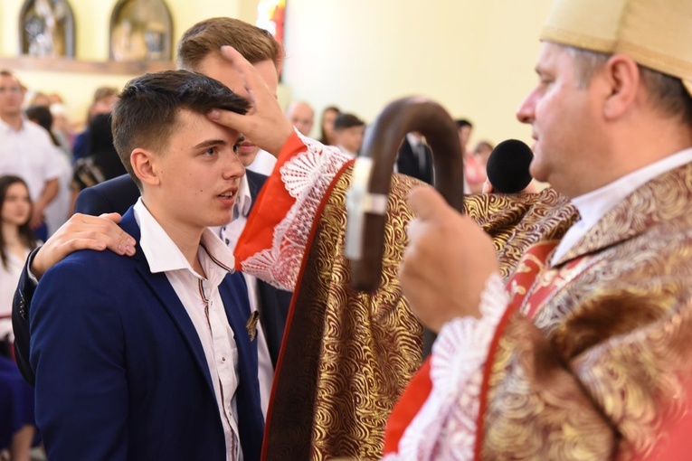Bierzmowanie par. Krzyża Św. i MBB w Dębicy 