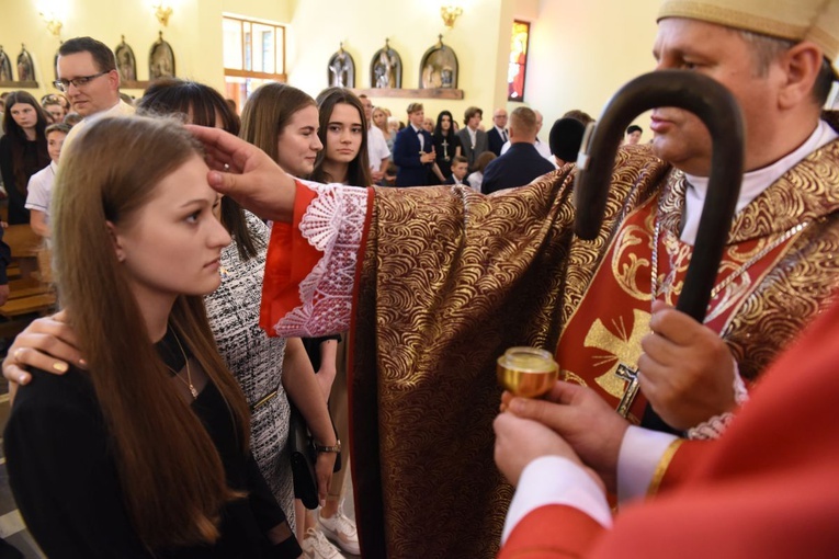 Bierzmowanie par. Krzyża Św. i MBB w Dębicy 