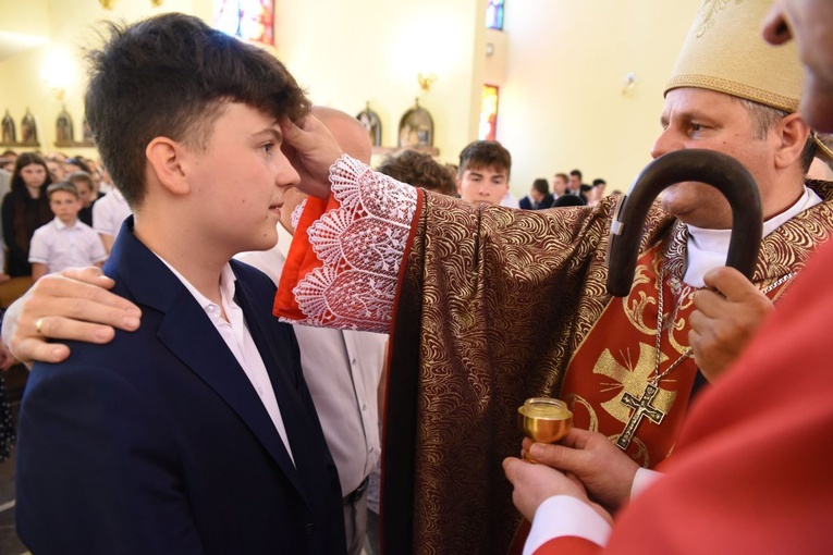 Bierzmowanie par. Krzyża Św. i MBB w Dębicy 