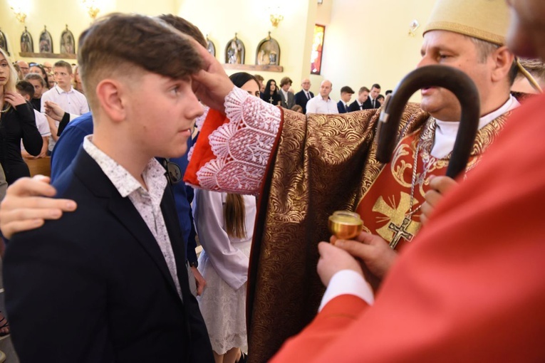 Bierzmowanie par. Krzyża Św. i MBB w Dębicy 