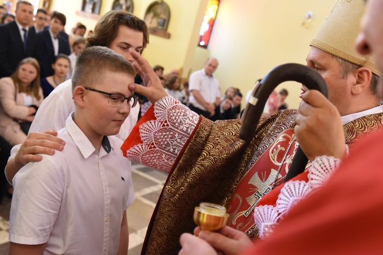 Bierzmowanie par. Krzyża Św. i MBB w Dębicy 