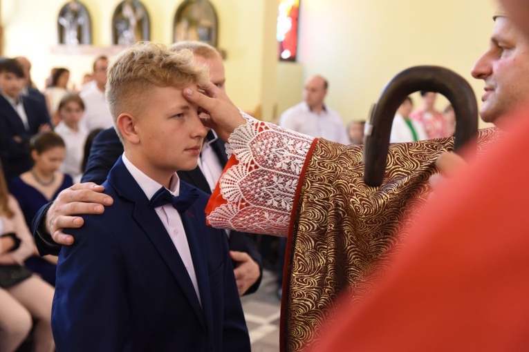 Bierzmowanie par. Krzyża Św. i MBB w Dębicy 