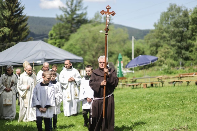 Wprowadzenie relikwii św. Antoniego z Padwy w Lasówce