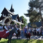 Banderia konna w ludźmierskim sanktuarium