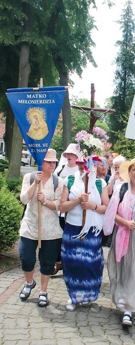 ▲	Pielgrzymi do Ostrej Bramy wyruszają 6 lipca z Kętrzyna.