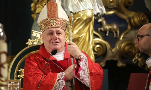 Mszy św. w konkatedrze przewodniczył bp Piotr Greger.