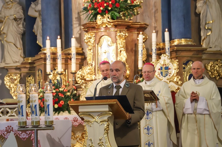 Pielgrzymka leśników do Rokitna