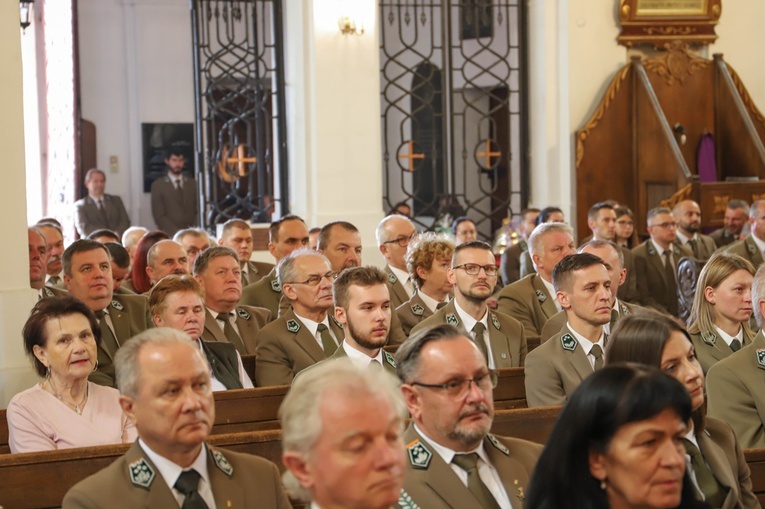 Pielgrzymka leśników do Rokitna