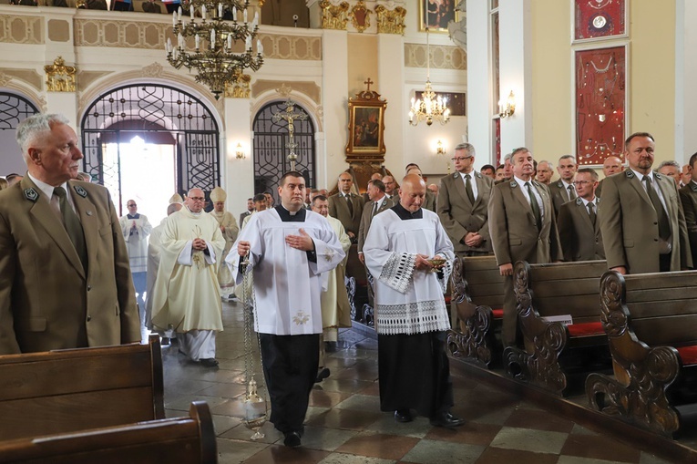 Pielgrzymka leśników do Rokitna