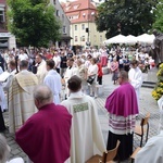 Procesja eucharystyczna w Zielonej Górze