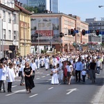 Procesja eucharystyczna w Zielonej Górze