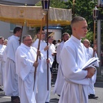 Procesja eucharystyczna w Zielonej Górze