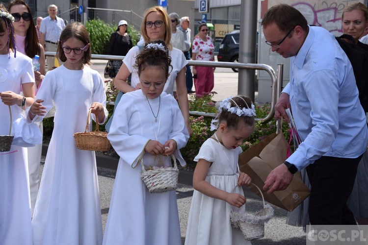 Procesja eucharystyczna w Zielonej Górze