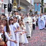 Procesja eucharystyczna w Zielonej Górze