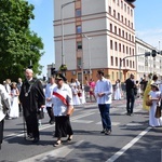 Procesja eucharystyczna w Zielonej Górze